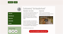 Desktop Screenshot of ezelstoeterij-dekwadenhoek.be
